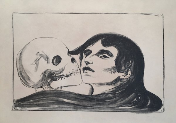 Todeskuss (the Kiss Of Death) by Edvard Munch