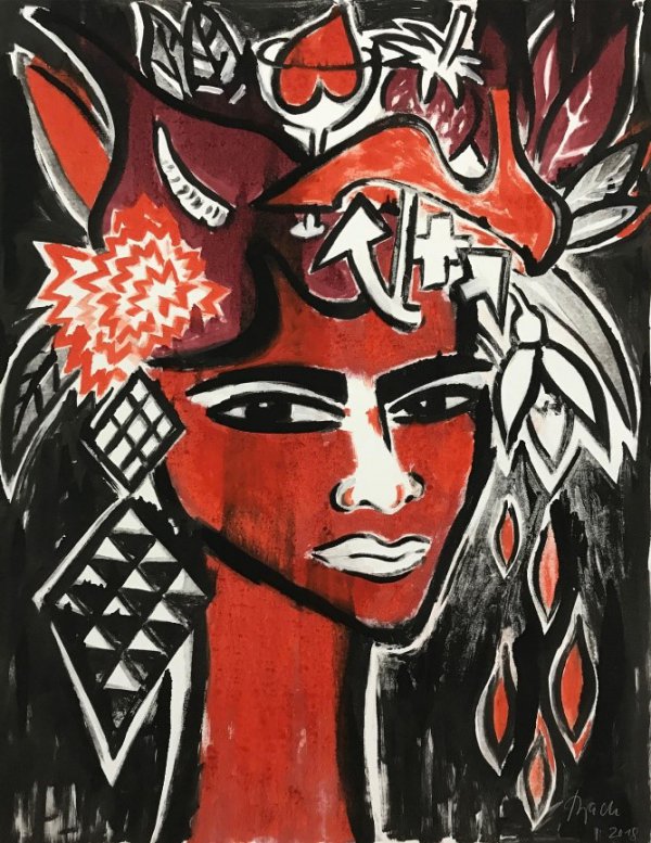 Portrait 2 by Elvira Bach | Printed Editions