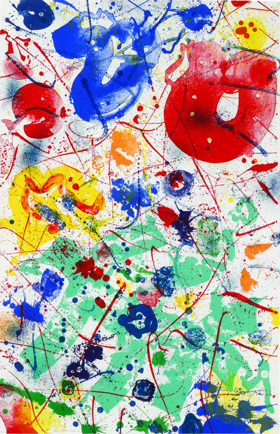 Untitled (sf-358) by Sam Francis