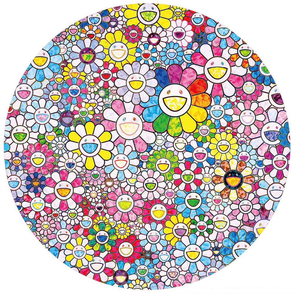 Happy x A Trillion Times: Flowers by Takashi Murakami | Printed