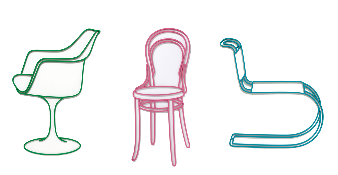 Chairs by Michael Craig-Martin