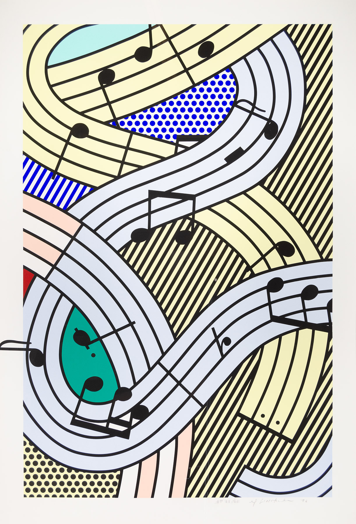 Composition 3 by Roy Lichtenstein