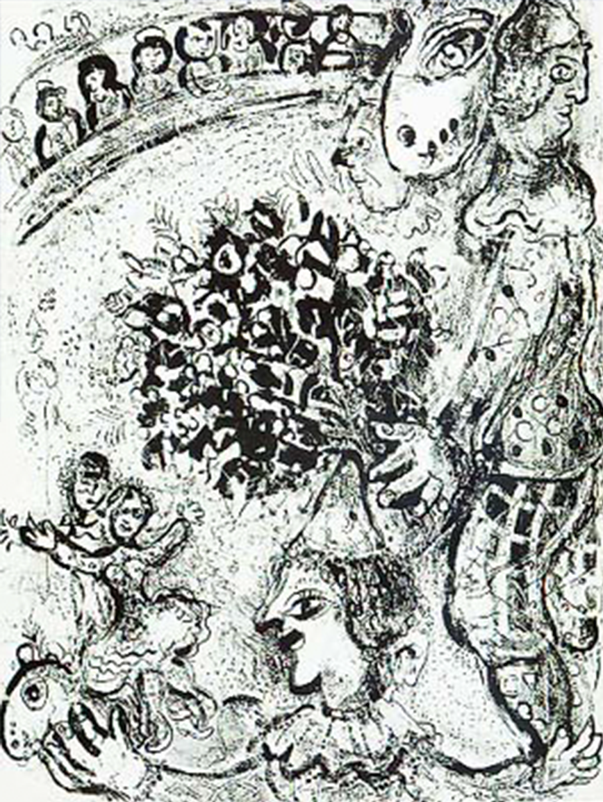 Le Cirque M. 502 by Marc Chagall