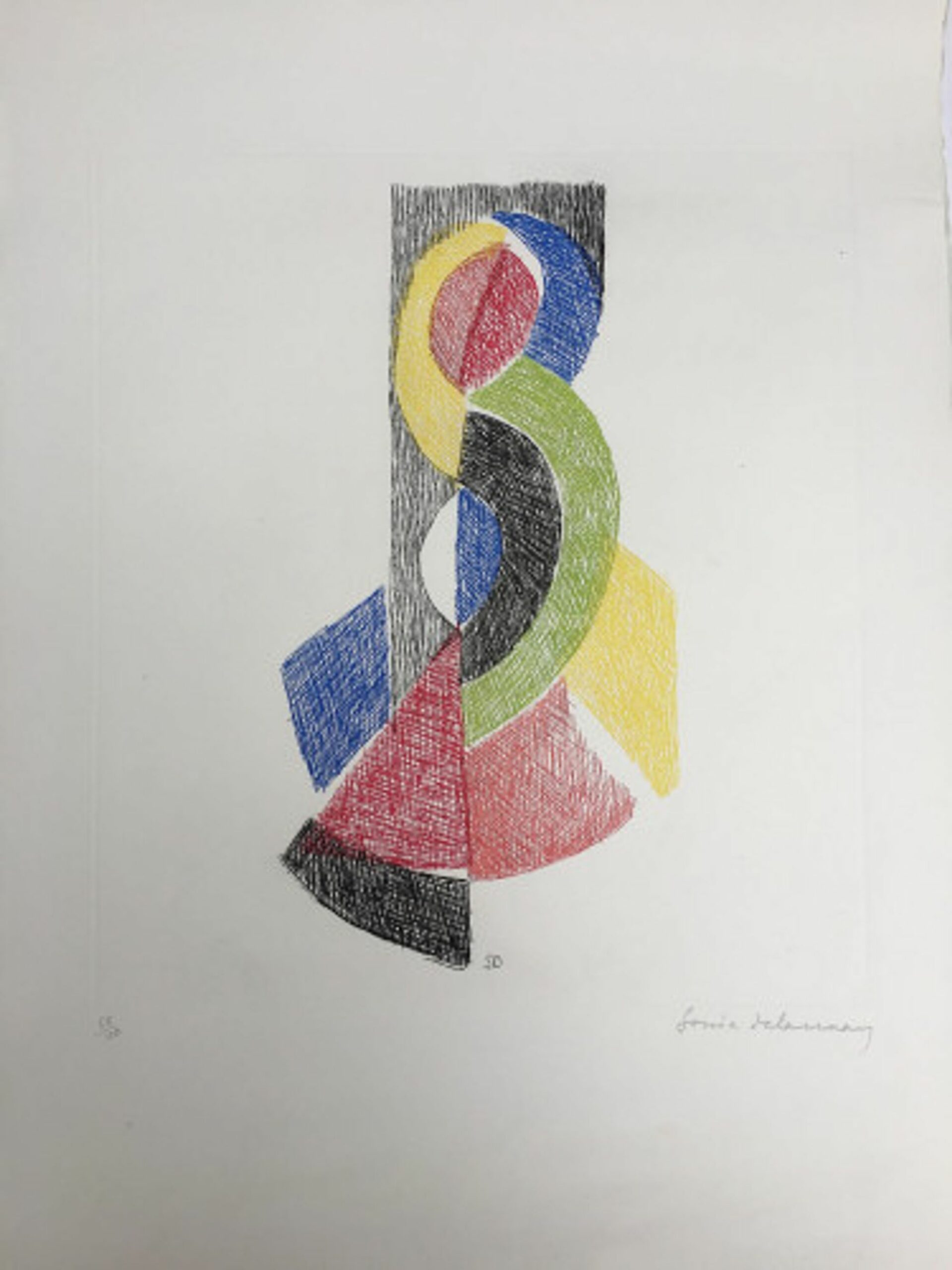 Rythme #VI by Sonia Delaunay