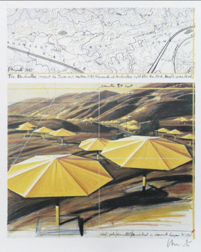 The Umbrellas by Christo Printed Editions