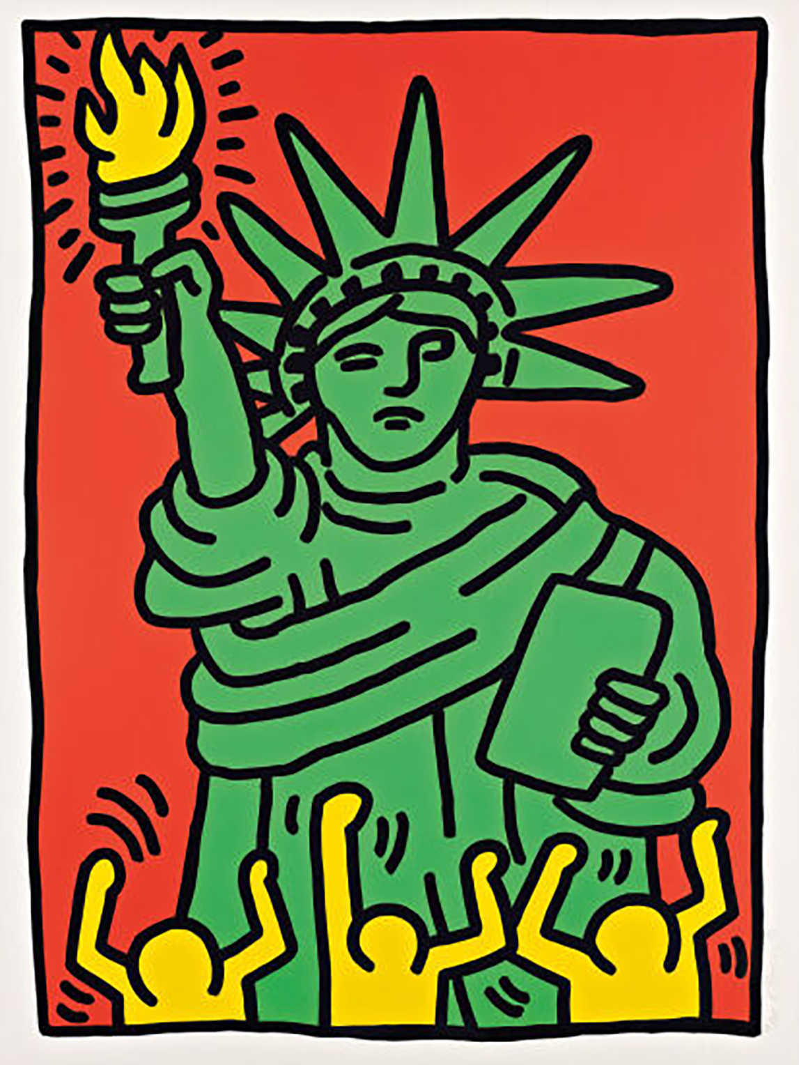 Statue of Liberty by Keith Haring