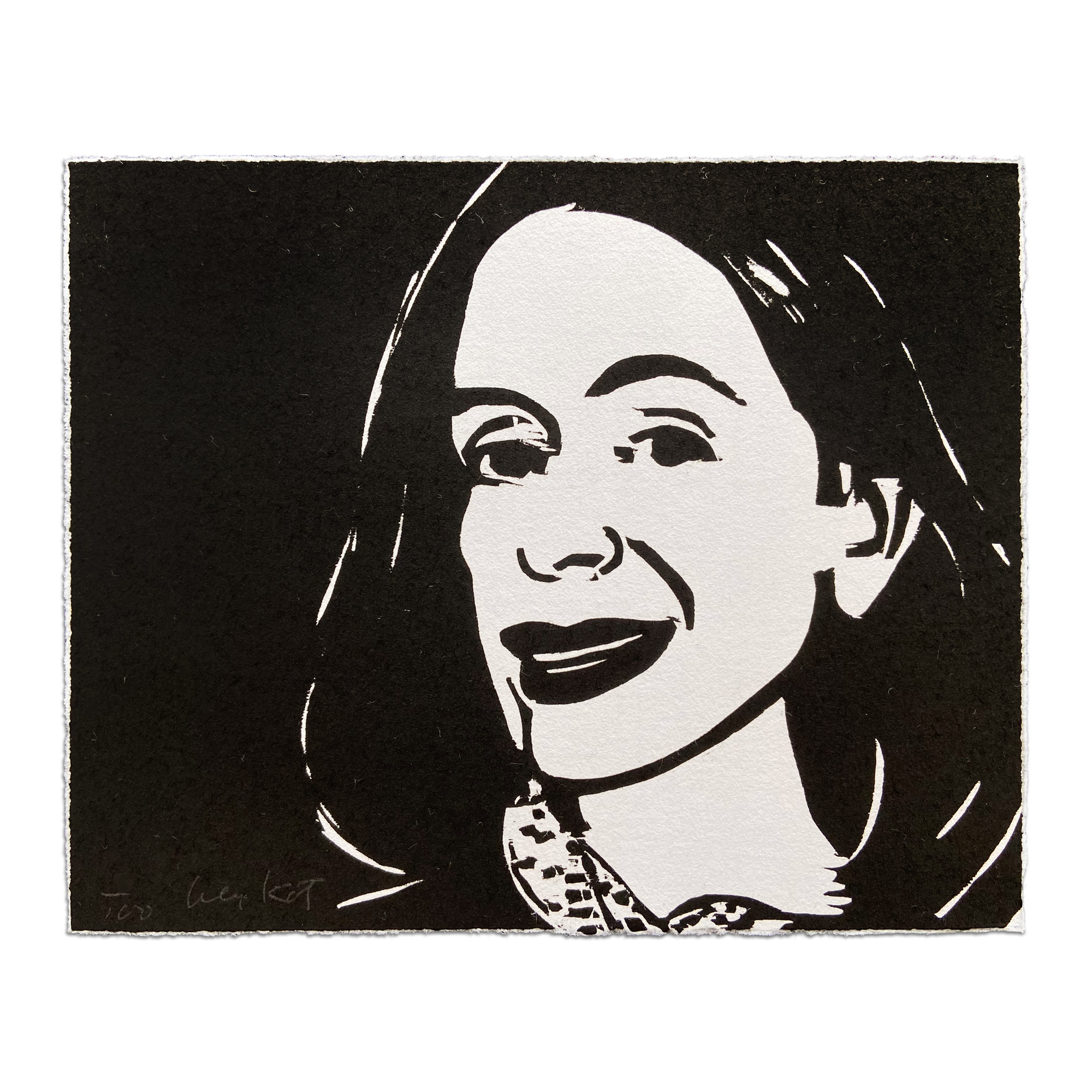 Dark Eyes by Alex Katz