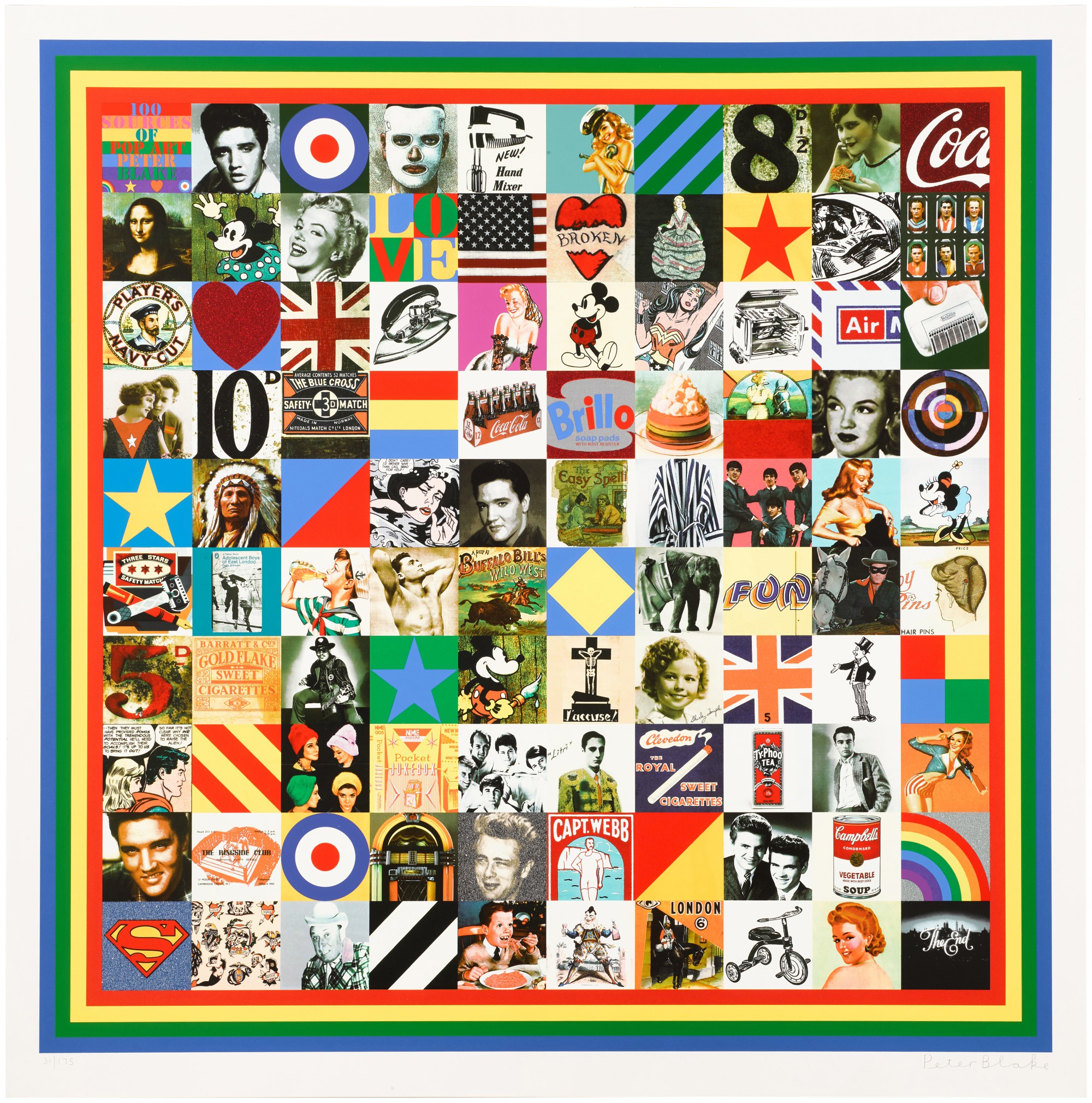 100 Sources Of Pop Art By Peter Blake Printed Editions 100 Sources Of Pop Art By Peter Blake Printed Editions