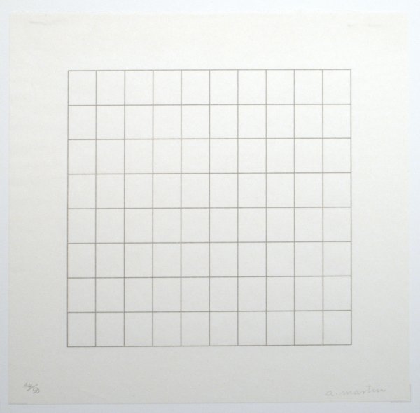 Minimalist Line Art | On A Clear Day #11 by Agnes Martin