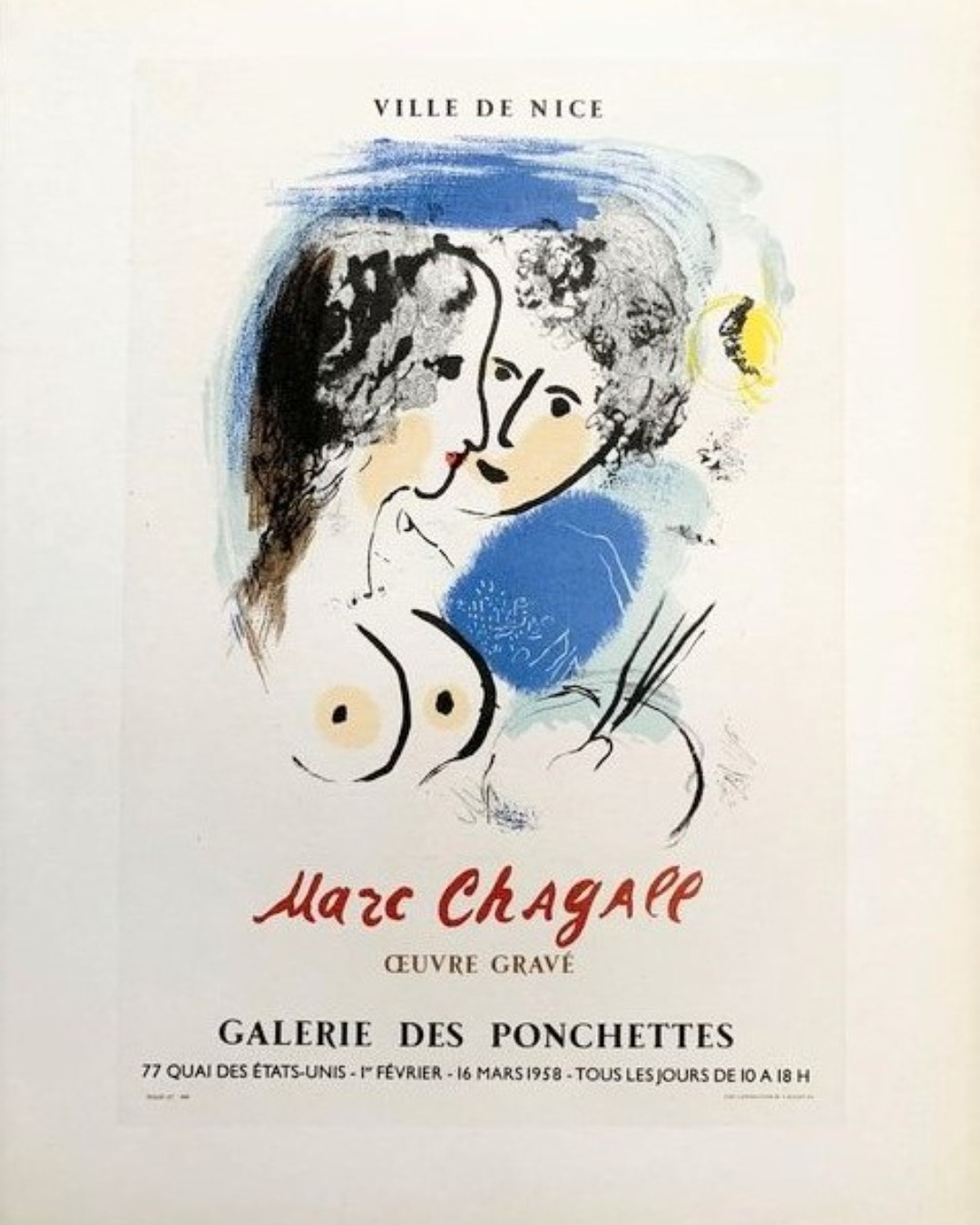 Ceuvre Grave by Marc Chagall