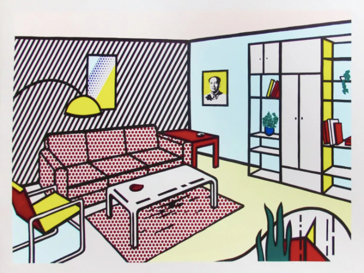 Modern Interior (Interior Series) by Roy Lichtenstein