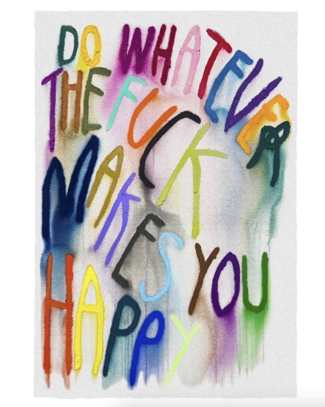 Happyck Do Whatever The F*ck Makes You Happy by CB Hoyo | Printed Editions