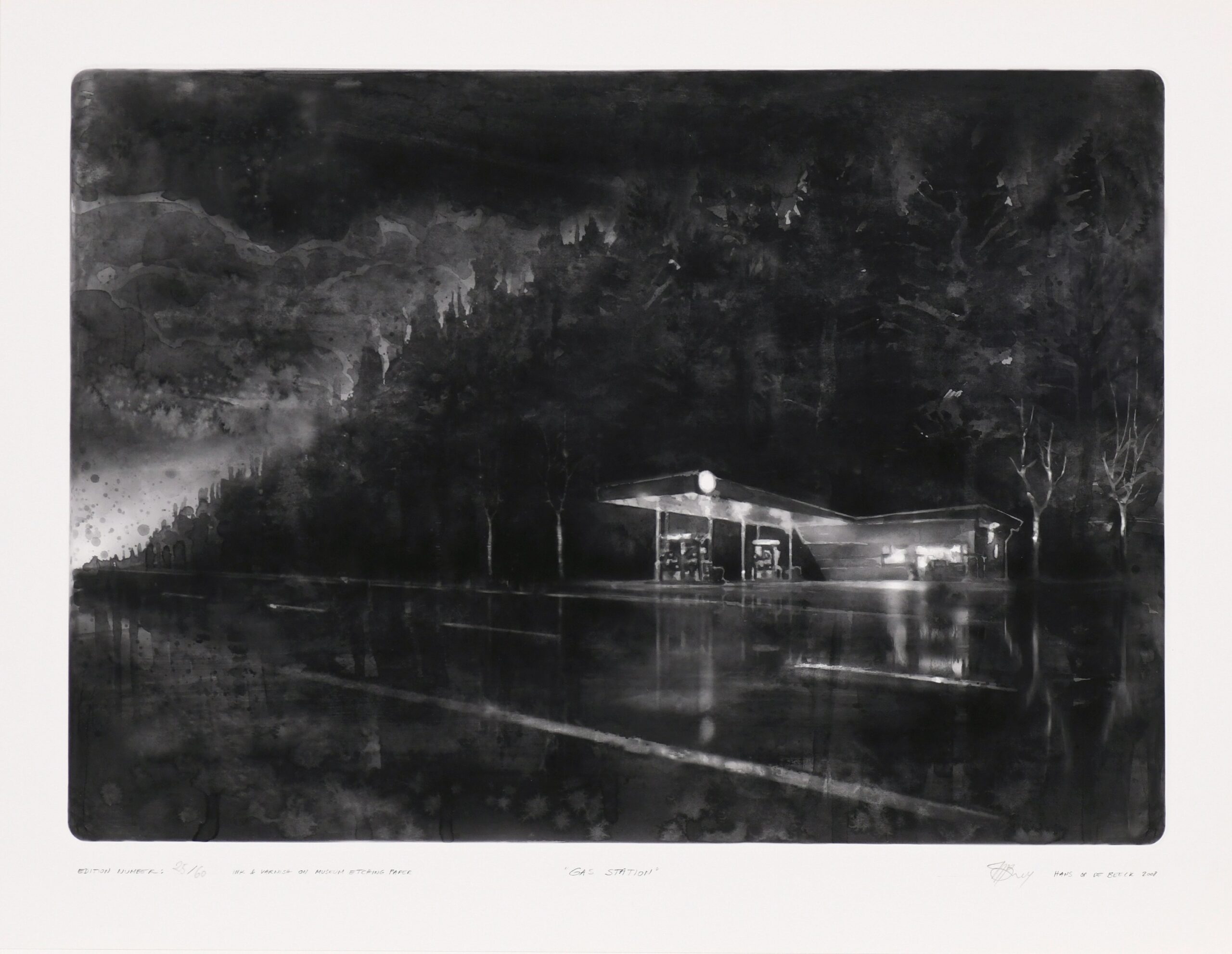 Gas Station by Hans op de Beeck | Printed Editions
